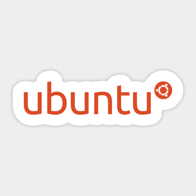 Ubuntu Original Sticker by mangobanana